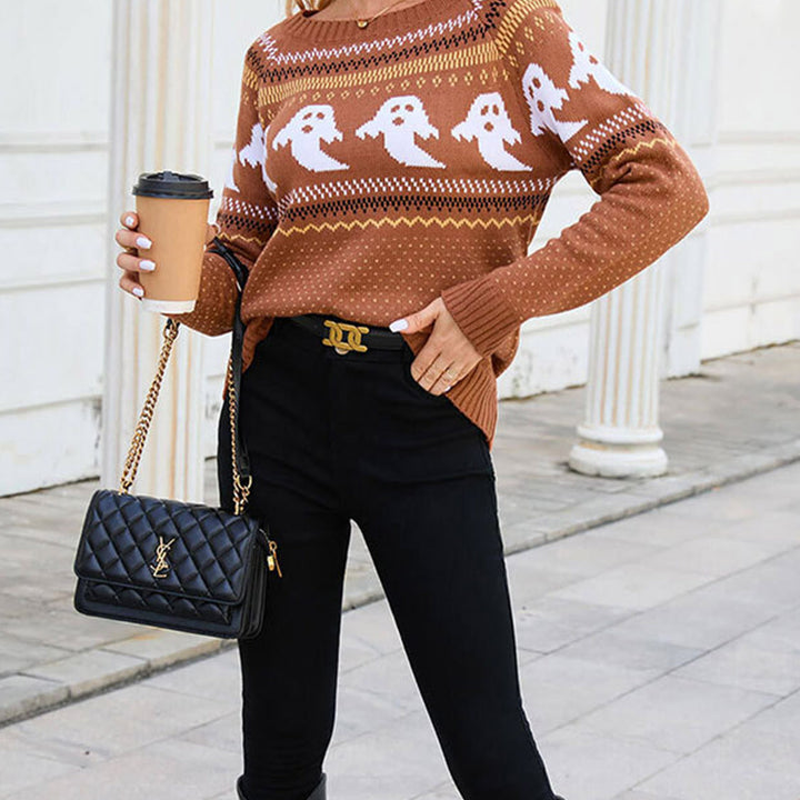 Ghost Round Neck Sweater