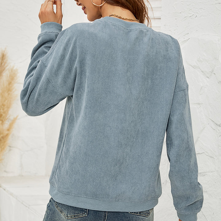 Skull Graphic Dropped Shoulder Sweatshirt