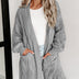 Cable-Knit Dropped Shoulder Cardigan